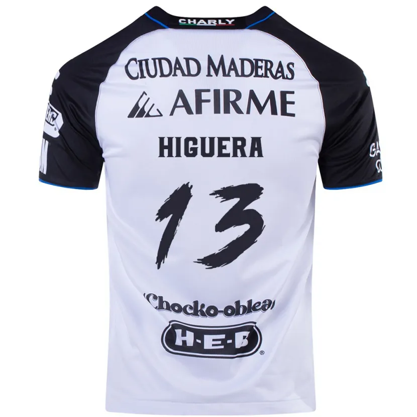Danxen Barn Carlos Higuera #13 Svart Blå Hemmatröja Matchtröjor 2024/25 Tröjor T-Tröja