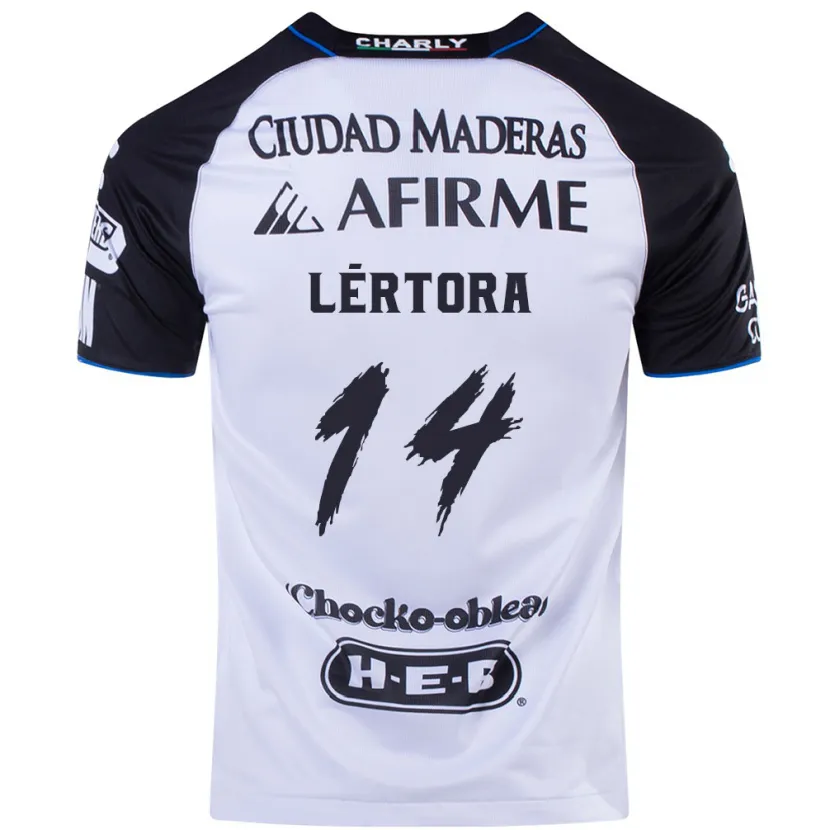 Danxen Barn Federico Lértora #14 Svart Blå Hemmatröja Matchtröjor 2024/25 Tröjor T-Tröja