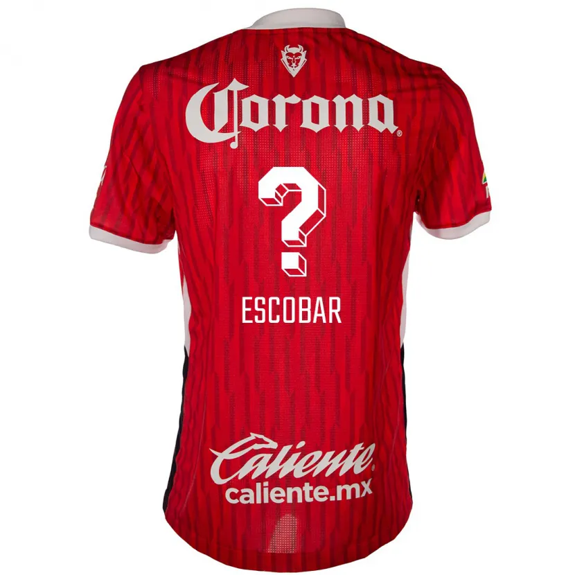 Danxen Barn Juan Escobar #0 Röd Vit Hemmatröja Matchtröjor 2024/25 Tröjor T-Tröja