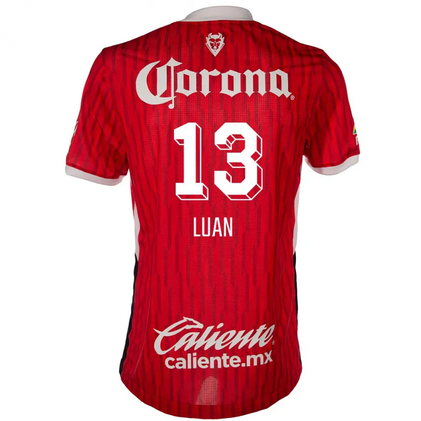 Danxen Barn Luan #13 Röd Vit Hemmatröja Matchtröjor 2024/25 Tröjor T-Tröja