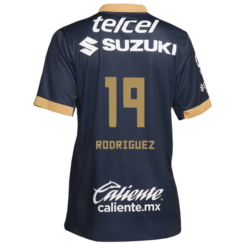 Danxen Barn Yaneisy Rodriguez #19 Obsidian Guld Vit Bortatröja Matchtröjor 2024/25 Tröjor T-Tröja