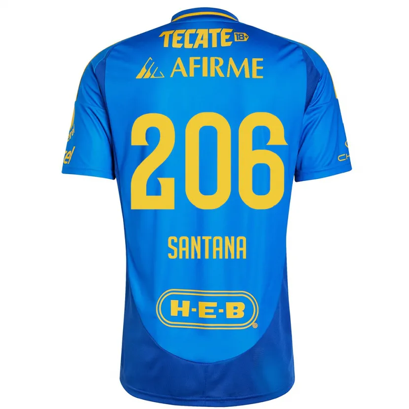 Danxen Barn Joel Santana #206 Blå Gul Bortatröja Matchtröjor 2024/25 Tröjor T-Tröja