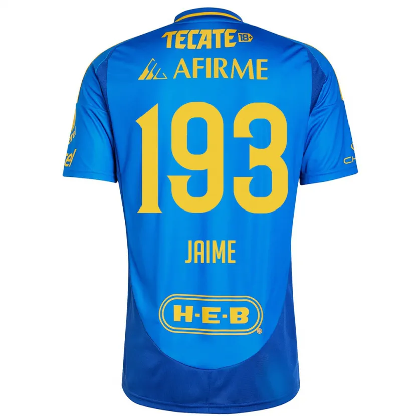 Danxen Barn Kenneth Jaime #193 Blå Gul Bortatröja Matchtröjor 2024/25 Tröjor T-Tröja