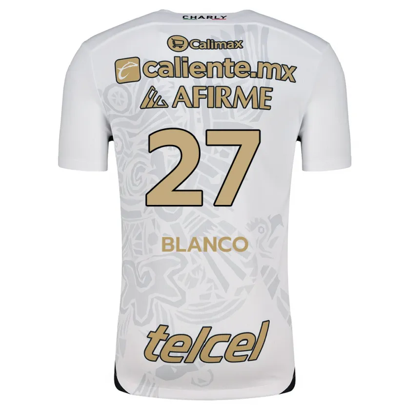 Danxen Barn Domingo Blanco #27 Vit Svart Bortatröja Matchtröjor 2024/25 Tröjor T-Tröja