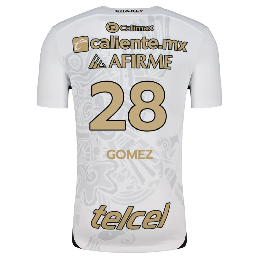 Danxen Barn Alejandro Gómez #28 Vit Svart Bortatröja Matchtröjor 2024/25 Tröjor T-Tröja