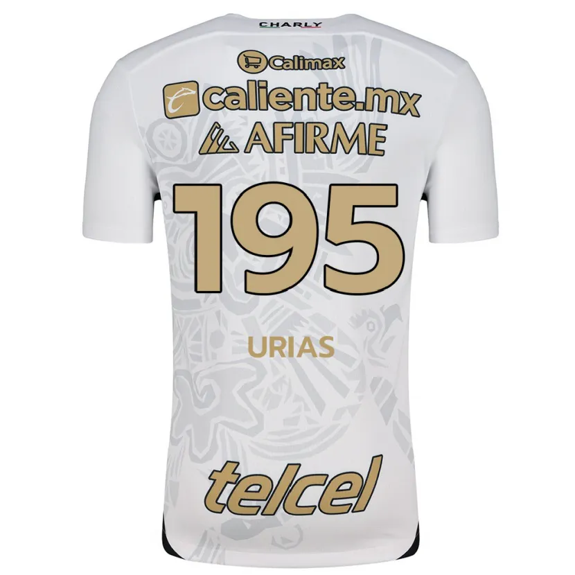Danxen Barn Héctor Urías #195 Vit Svart Bortatröja Matchtröjor 2024/25 Tröjor T-Tröja