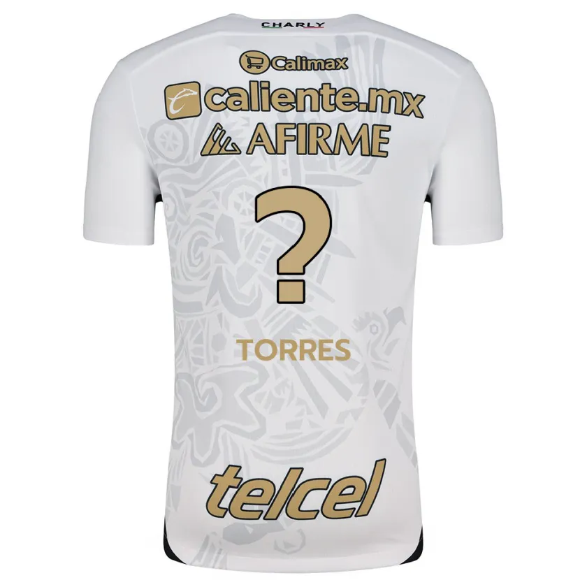 Danxen Barn Christopher Torres #0 Vit Svart Bortatröja Matchtröjor 2024/25 Tröjor T-Tröja