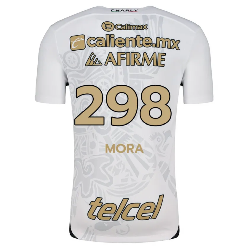 Danxen Barn Gilberto Mora #298 Vit Svart Bortatröja Matchtröjor 2024/25 Tröjor T-Tröja