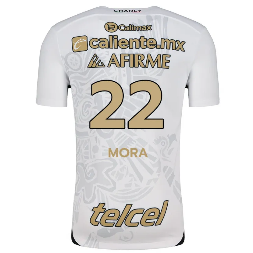 Danxen Barn Bianca Mora #22 Vit Svart Bortatröja Matchtröjor 2024/25 Tröjor T-Tröja