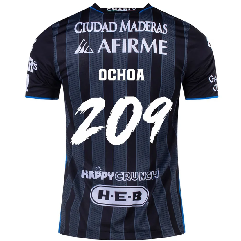 Danxen Barn José Ochoa #209 Vit Svart Bortatröja Matchtröjor 2024/25 Tröjor T-Tröja
