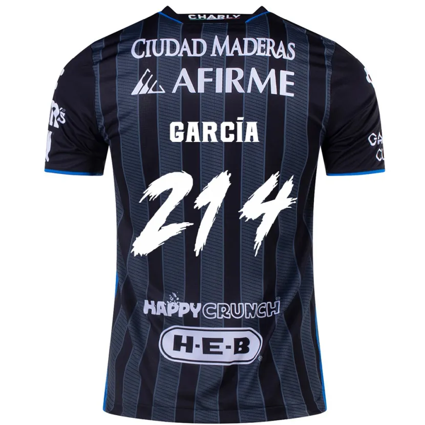 Danxen Barn José García #214 Vit Svart Bortatröja Matchtröjor 2024/25 Tröjor T-Tröja