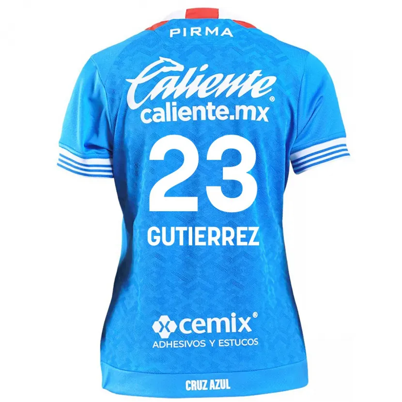 Danxen Män Ivonne Gutierrez #23 Himmelsblå Hemmatröja Matchtröjor 2024/25 Tröjor T-Tröja