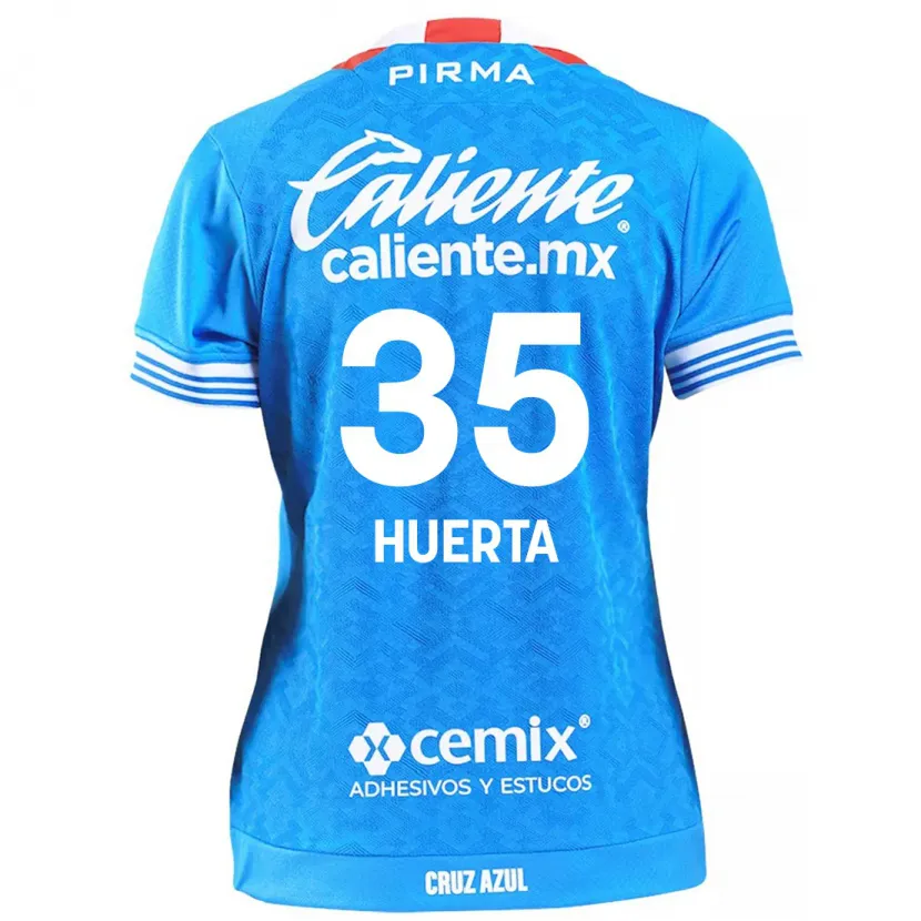 Danxen Män Renata Huerta #35 Himmelsblå Hemmatröja Matchtröjor 2024/25 Tröjor T-Tröja