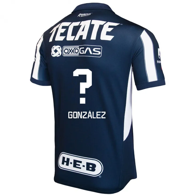 Danxen Män Irvin González #0 Blå Röd Vit Hemmatröja Matchtröjor 2024/25 Tröjor T-Tröja