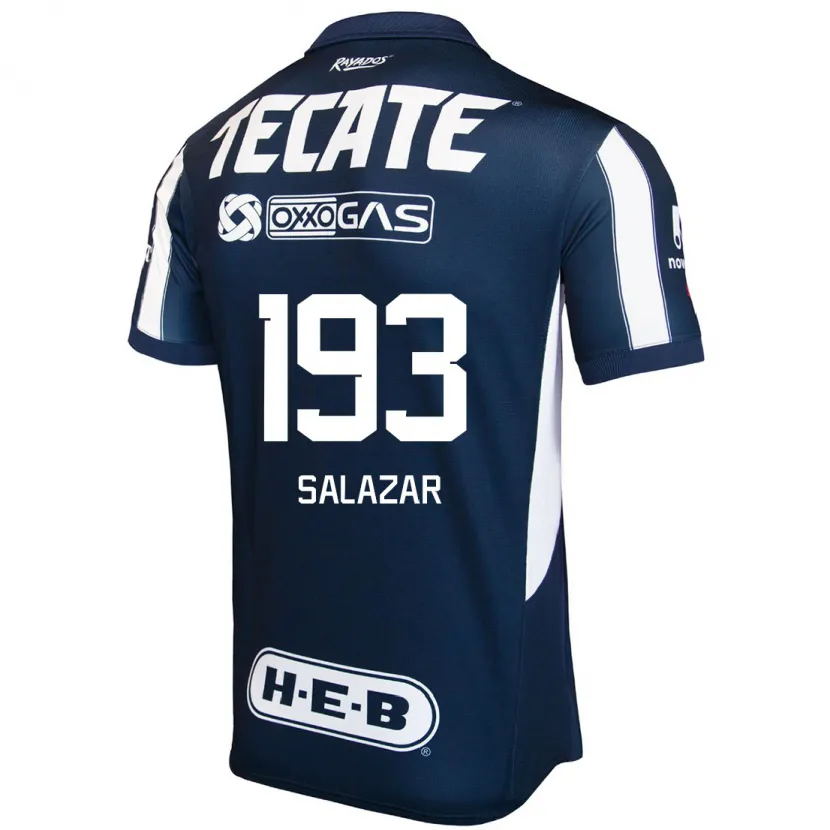 Danxen Män Jofran Salazar #193 Blå Röd Vit Hemmatröja Matchtröjor 2024/25 Tröjor T-Tröja