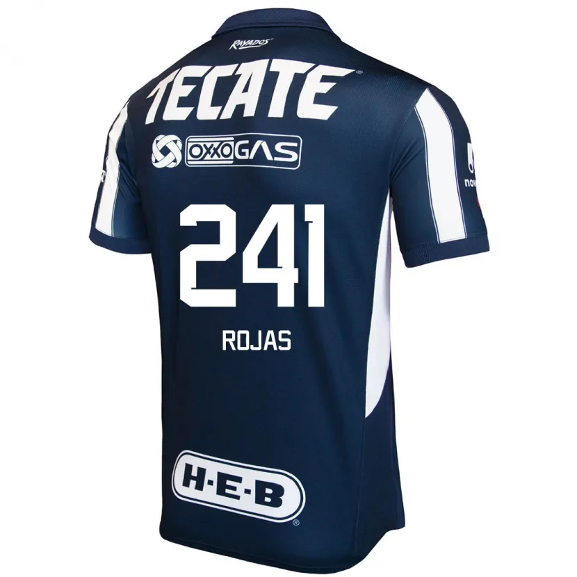 Danxen Män Luis Rojas #241 Blå Röd Vit Hemmatröja Matchtröjor 2024/25 Tröjor T-Tröja