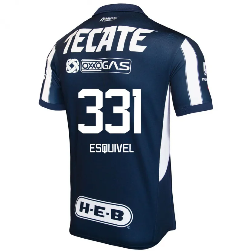 Danxen Män Abraham Esquivel #331 Blå Röd Vit Hemmatröja Matchtröjor 2024/25 Tröjor T-Tröja