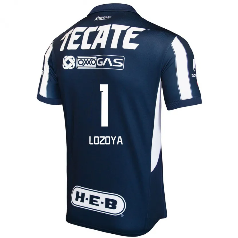 Danxen Män Claudia Lozoya #1 Blå Röd Vit Hemmatröja Matchtröjor 2024/25 Tröjor T-Tröja