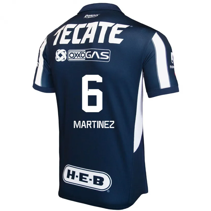 Danxen Män Alejandra Martinez #6 Blå Röd Vit Hemmatröja Matchtröjor 2024/25 Tröjor T-Tröja