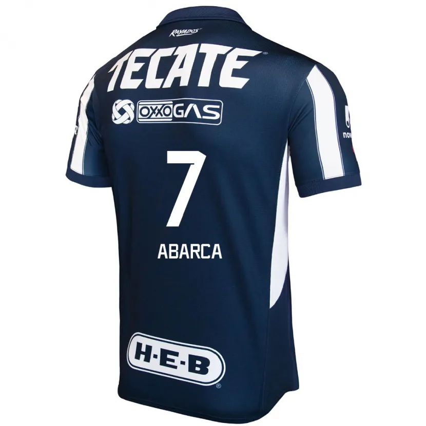 Danxen Män Vidalia Abarca #7 Blå Röd Vit Hemmatröja Matchtröjor 2024/25 Tröjor T-Tröja
