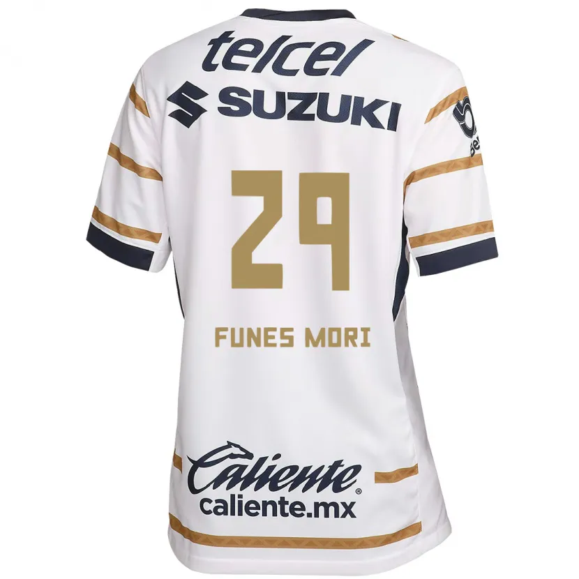 Danxen Män Rogelio Funes Mori #29 Vit Obsidian Hemmatröja Matchtröjor 2024/25 Tröjor T-Tröja