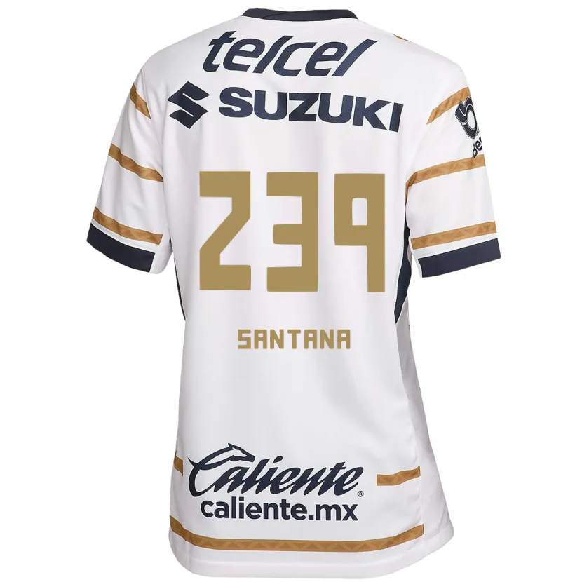 Danxen Män Guillermo Santana #239 Vit Obsidian Hemmatröja Matchtröjor 2024/25 Tröjor T-Tröja