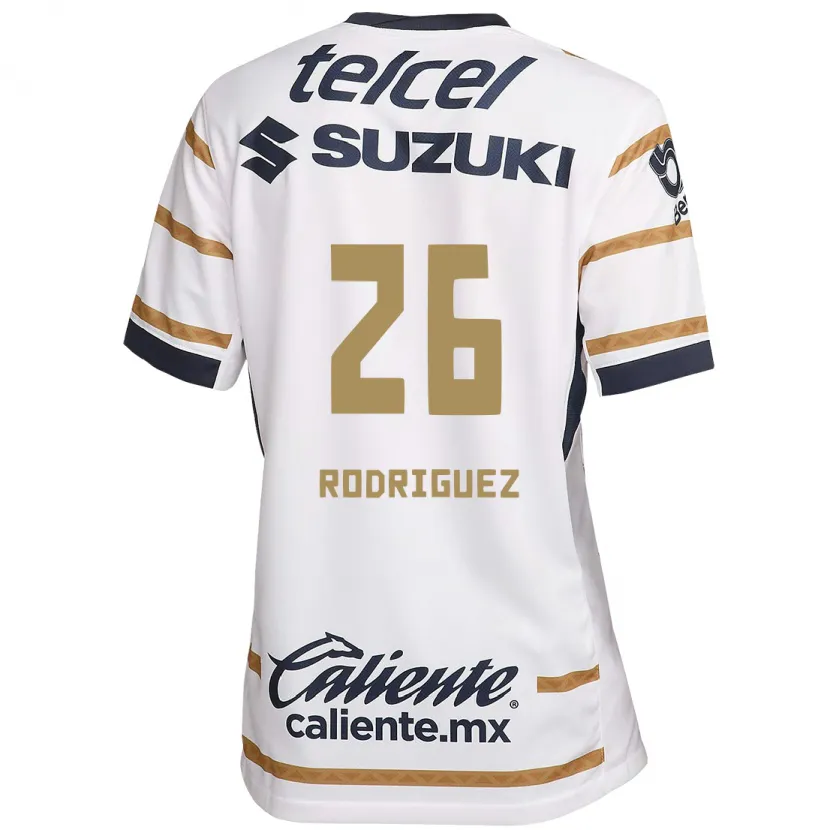Danxen Män Lucia Rodriguez #26 Vit Obsidian Hemmatröja Matchtröjor 2024/25 Tröjor T-Tröja