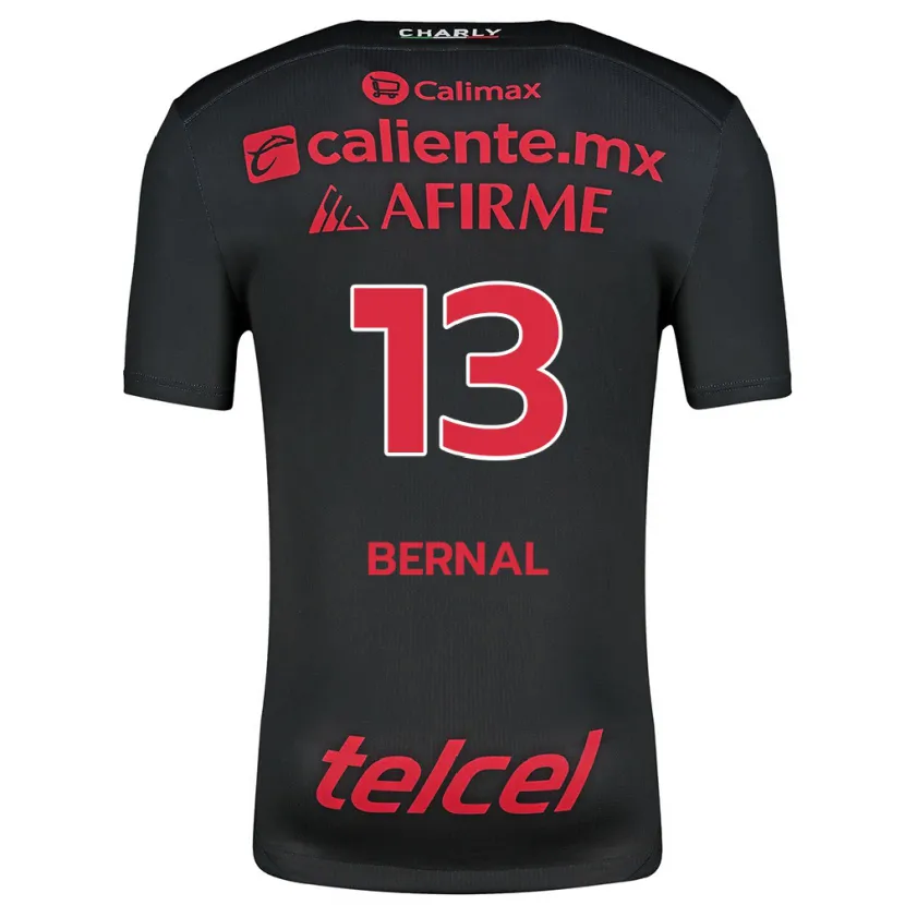 Danxen Män Mayra Pelayo-Bernal #13 Svart Röd Hemmatröja Matchtröjor 2024/25 Tröjor T-Tröja