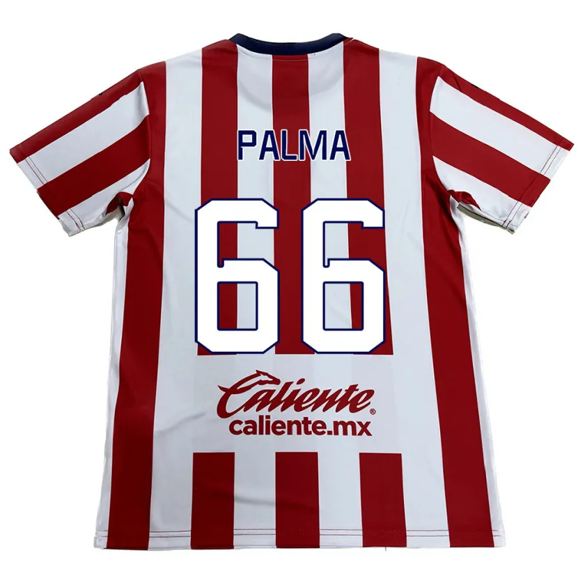 Danxen Män Arturo Palma #66 Röd Vit Hemmatröja Matchtröjor 2024/25 Tröjor T-Tröja