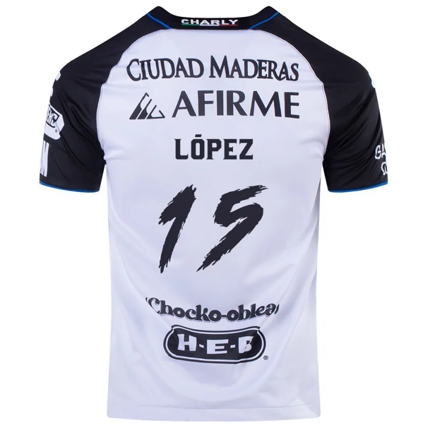 Danxen Män Víctor López #15 Svart Blå Hemmatröja Matchtröjor 2024/25 Tröjor T-Tröja