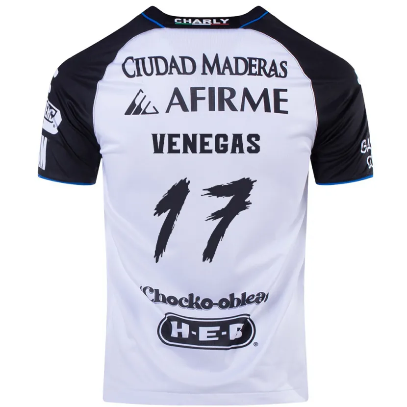 Danxen Män Francisco Venegas #17 Svart Blå Hemmatröja Matchtröjor 2024/25 Tröjor T-Tröja