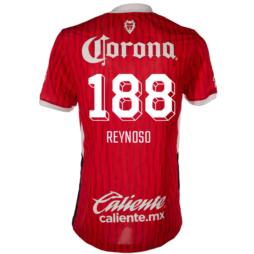 Danxen Män Daniel Reynoso #188 Röd Vit Hemmatröja Matchtröjor 2024/25 Tröjor T-Tröja