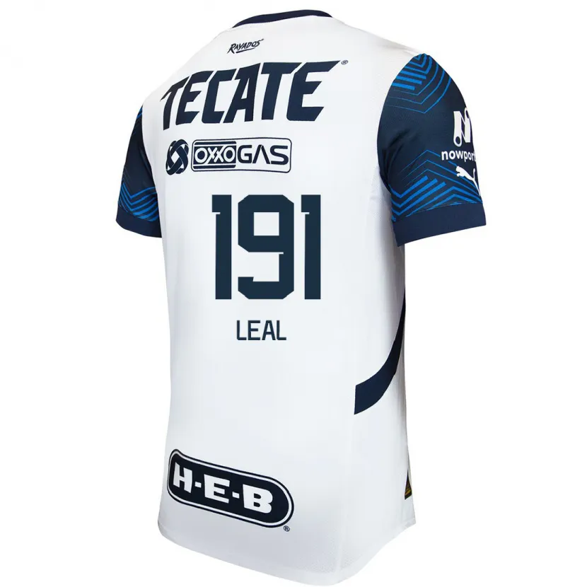 Danxen Män Jesús Leal #191 Vit Blå Bortatröja Matchtröjor 2024/25 Tröjor T-Tröja