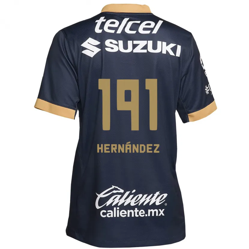 Danxen Män Marco Hernández #191 Obsidian Guld Vit Bortatröja Matchtröjor 2024/25 Tröjor T-Tröja