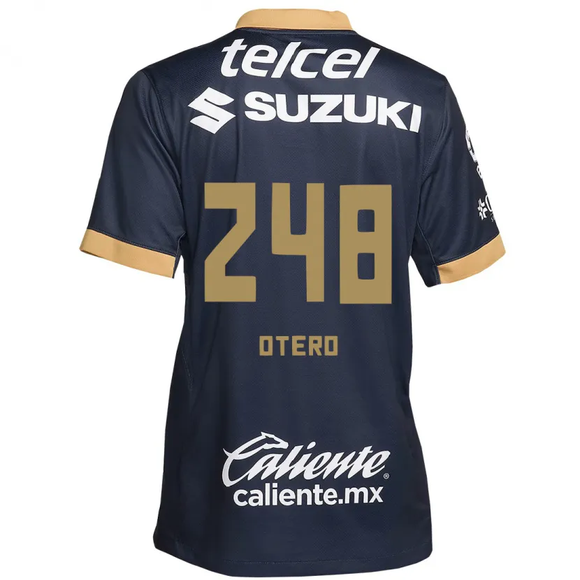 Danxen Män Jonathan Otero #248 Obsidian Guld Vit Bortatröja Matchtröjor 2024/25 Tröjor T-Tröja