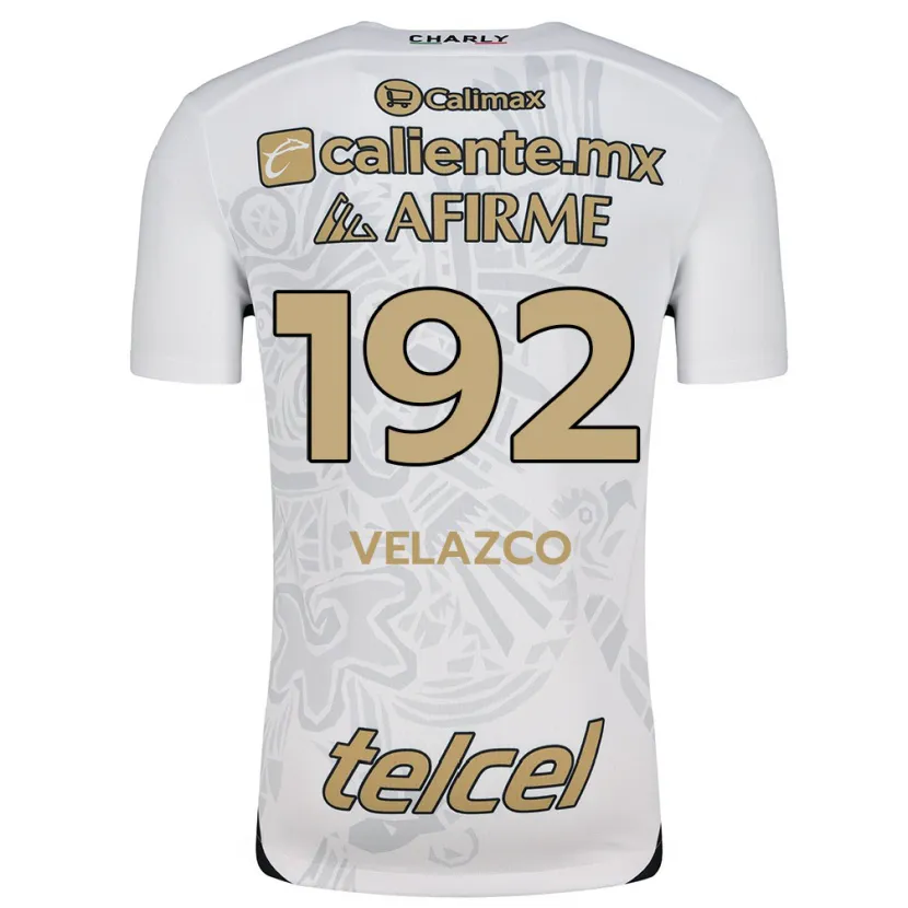 Danxen Män Emiliano Velazco #192 Vit Svart Bortatröja Matchtröjor 2024/25 Tröjor T-Tröja
