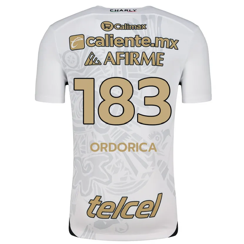 Danxen Män Brandon Ordorica #183 Vit Svart Bortatröja Matchtröjor 2024/25 Tröjor T-Tröja