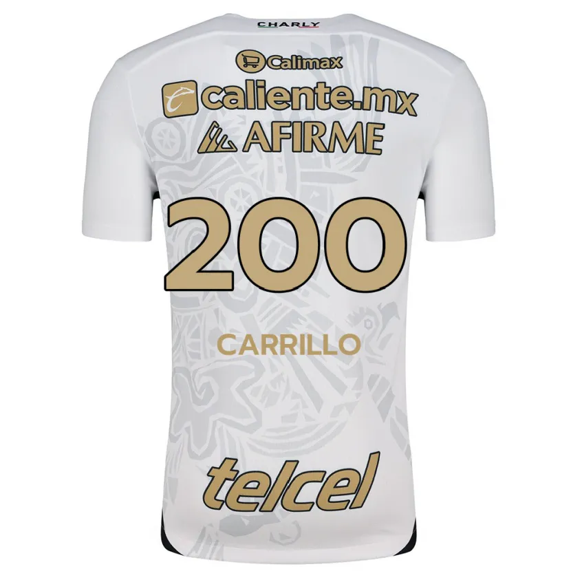 Danxen Män Manuel Carrillo #200 Vit Svart Bortatröja Matchtröjor 2024/25 Tröjor T-Tröja