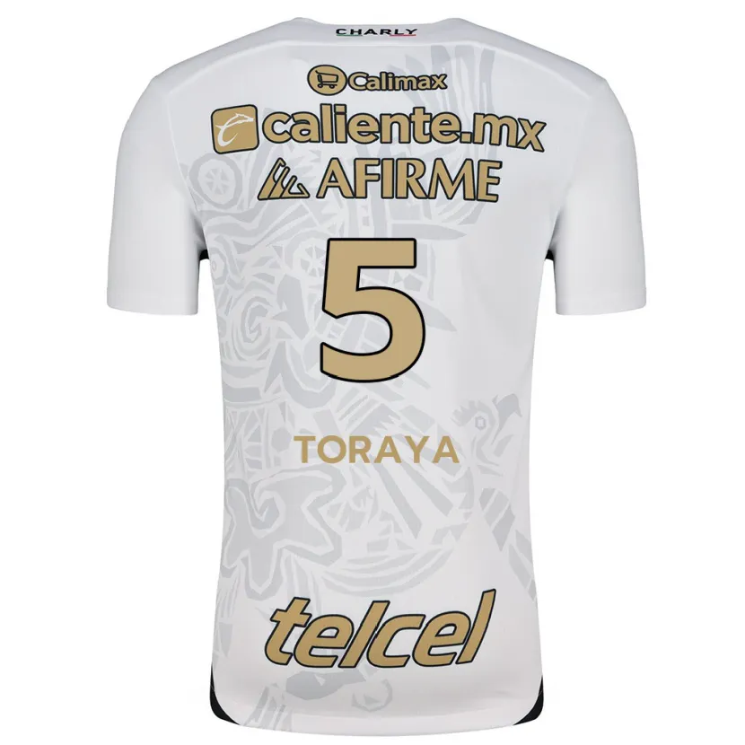 Danxen Män Yadira Toraya #5 Vit Svart Bortatröja Matchtröjor 2024/25 Tröjor T-Tröja