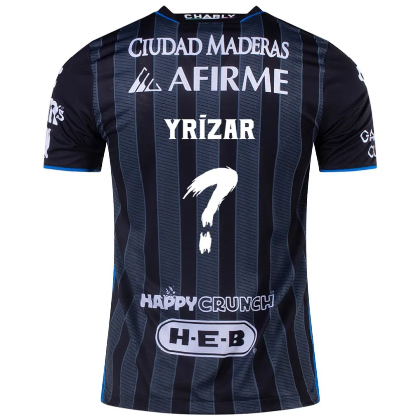 Danxen Män Paolo Yrízar #0 Vit Svart Bortatröja Matchtröjor 2024/25 Tröjor T-Tröja