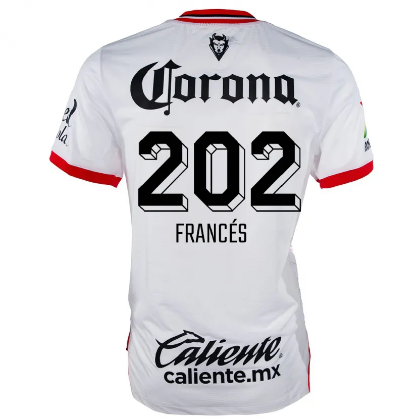 Danxen Män Lenin Francés #202 Vit Röd Bortatröja Matchtröjor 2024/25 Tröjor T-Tröja