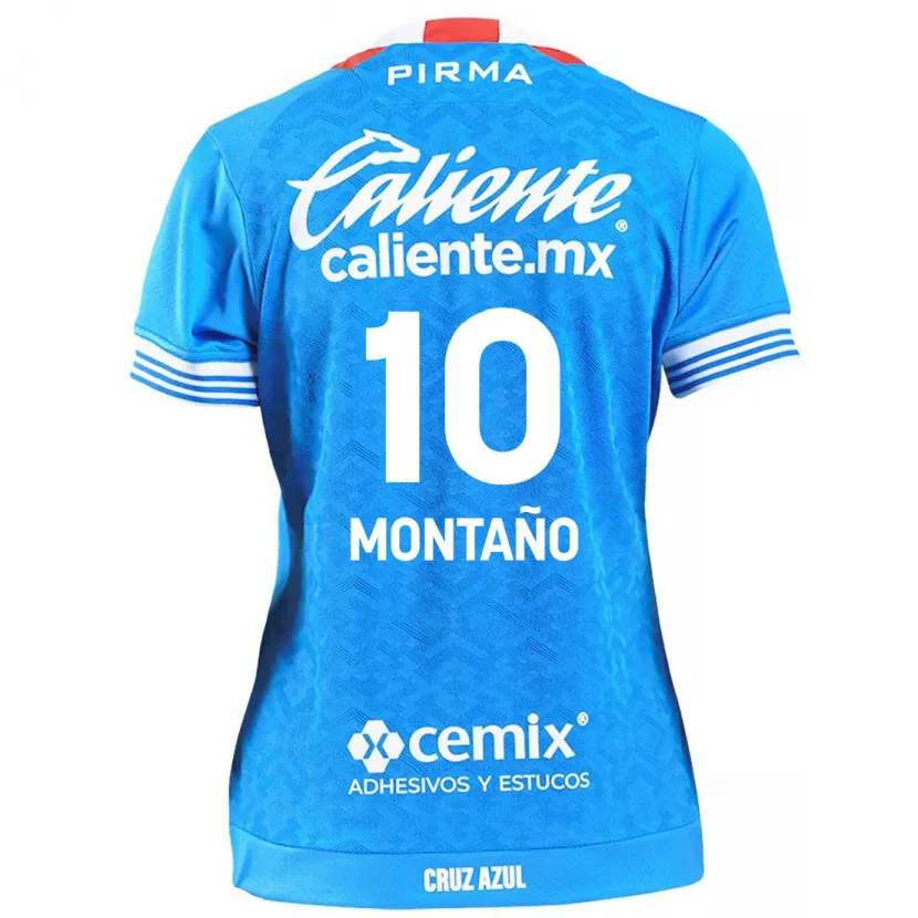 Danxen Kvinnor Andrés Montaño #10 Himmelsblå Hemmatröja Matchtröjor 2024/25 Tröjor T-Tröja