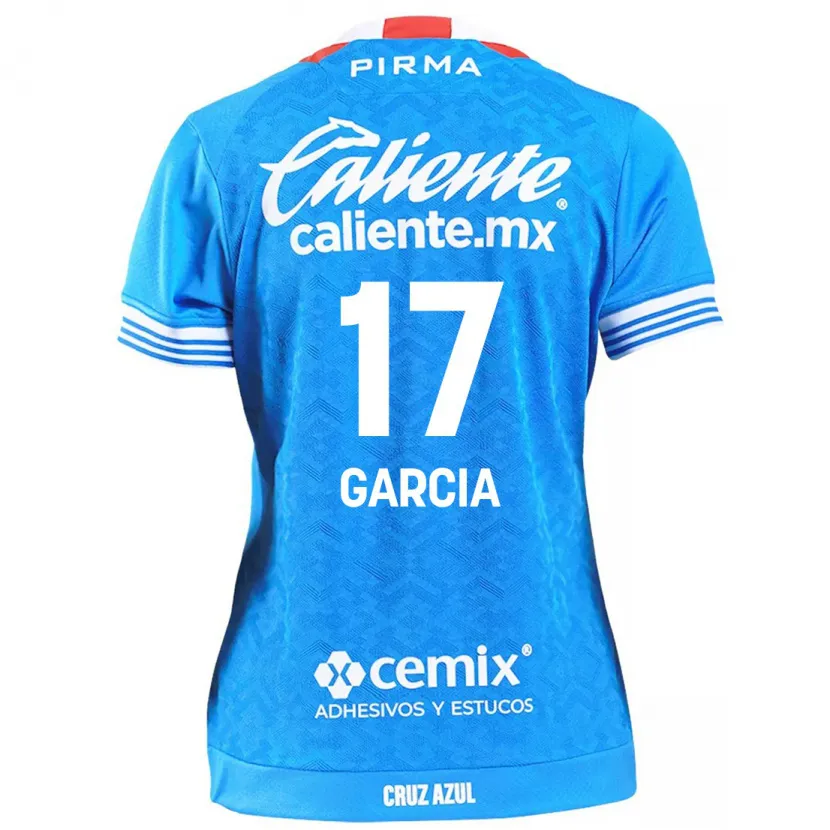 Danxen Kvinnor Amaury García #17 Himmelsblå Hemmatröja Matchtröjor 2024/25 Tröjor T-Tröja