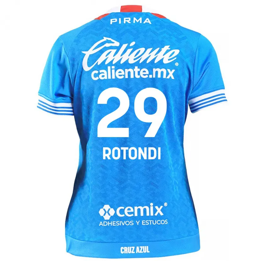 Danxen Kvinnor Carlos Rotondi #29 Himmelsblå Hemmatröja Matchtröjor 2024/25 Tröjor T-Tröja