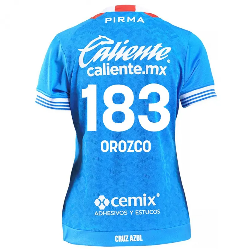 Danxen Kvinnor Fabrizzio Orozco #183 Himmelsblå Hemmatröja Matchtröjor 2024/25 Tröjor T-Tröja