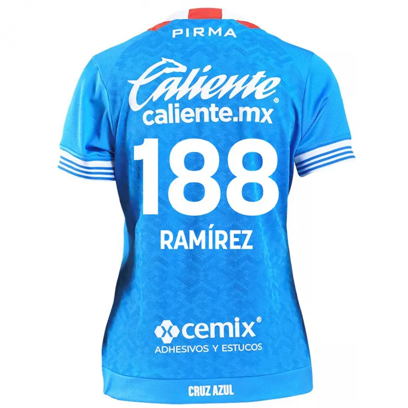 Danxen Kvinnor Diego Ramírez #188 Himmelsblå Hemmatröja Matchtröjor 2024/25 Tröjor T-Tröja