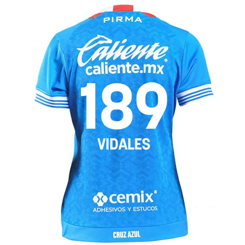 Danxen Kvinnor Álvaro Vidales #189 Himmelsblå Hemmatröja Matchtröjor 2024/25 Tröjor T-Tröja