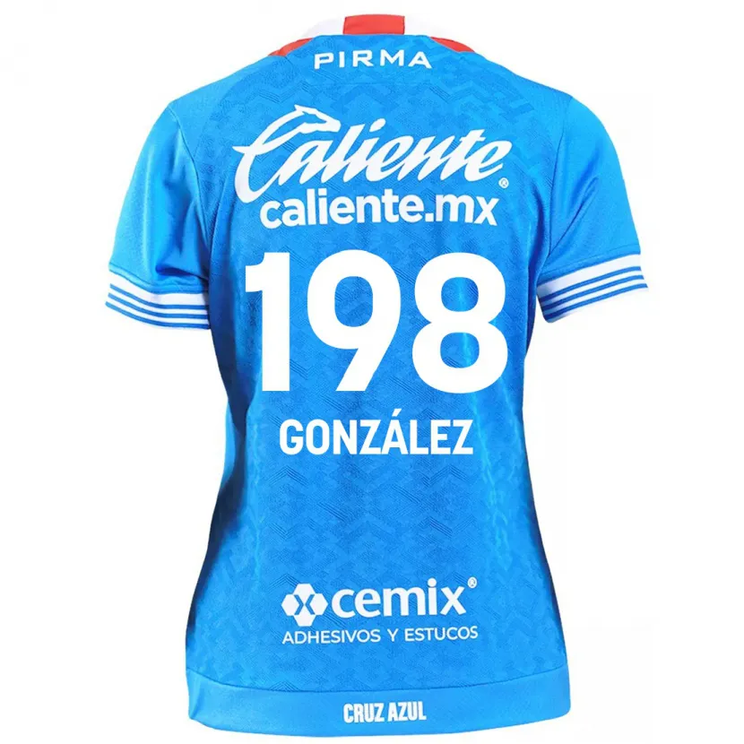 Danxen Kvinnor Kenneth González #198 Himmelsblå Hemmatröja Matchtröjor 2024/25 Tröjor T-Tröja