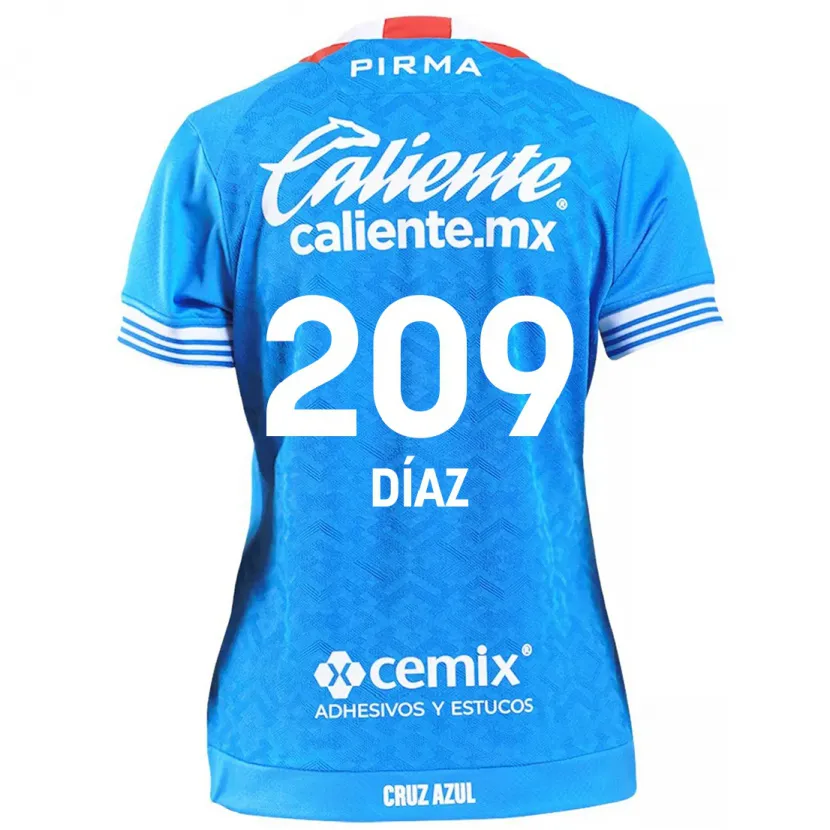 Danxen Kvinnor Josué Díaz #209 Himmelsblå Hemmatröja Matchtröjor 2024/25 Tröjor T-Tröja