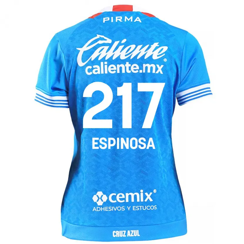 Danxen Kvinnor Samuel Espinosa #217 Himmelsblå Hemmatröja Matchtröjor 2024/25 Tröjor T-Tröja